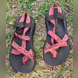 Stylish Red and Black Women's Sandals